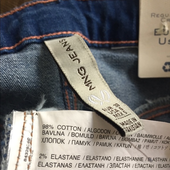 NWT MNG Slim Fit skinny Jeans Size 6 - Picture 7 of 8